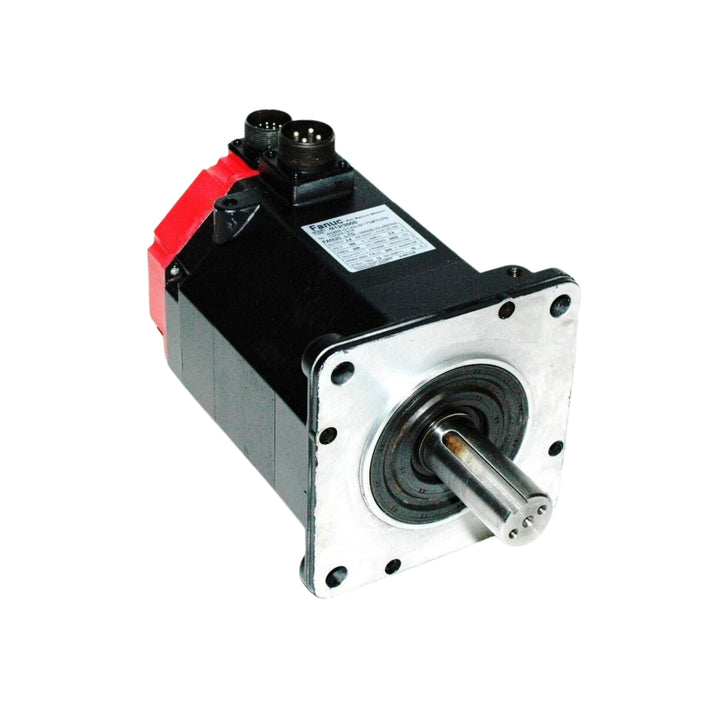 FANUC A06B-0123-B577 α6/2000 servo motor with integrated brake for CNC and automation applications.