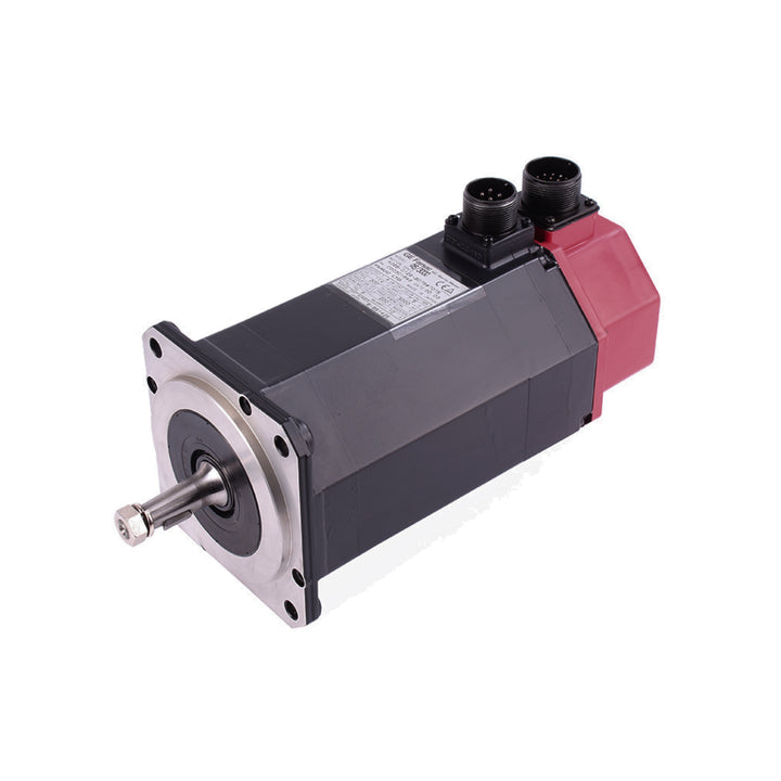 FANUC A06B-0128-B075 α10/2000 servo motor with taper shaft for CNC and automation systems.