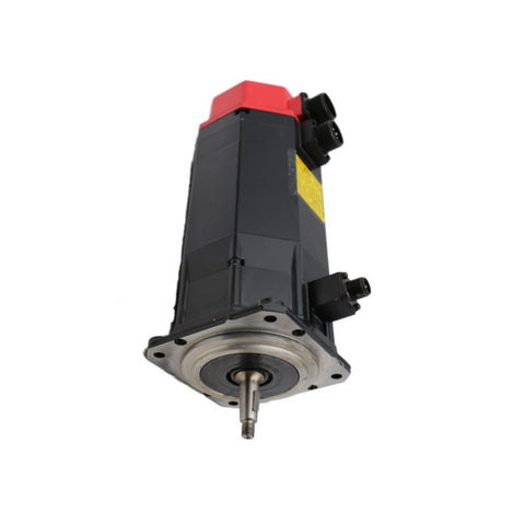 FANUC A06B-0128-B177 servo motor with keyed shaft, 1.5 kW, ideal for CNC and automation systems.