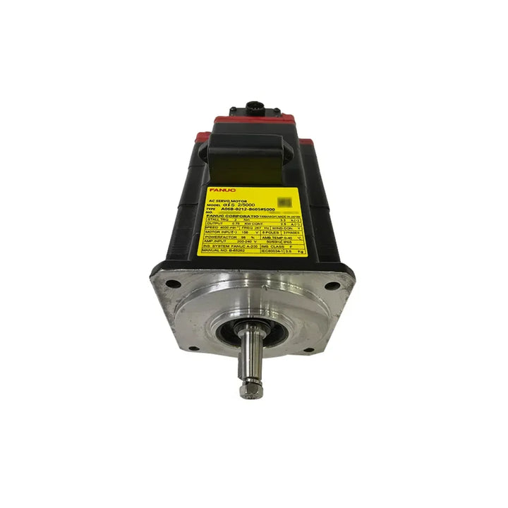 FANUC A06B-0229-B101 α5/3000 servo motor with brake for precise CNC and automation stopping control.