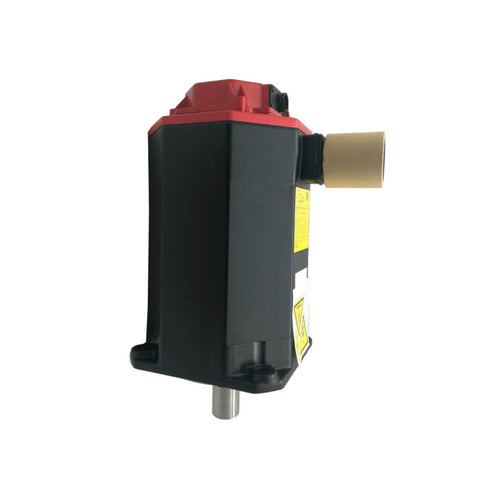 FANUC A06B-0239-B100 α5/4000 servo motor with brake for precise CNC and automation stopping control.