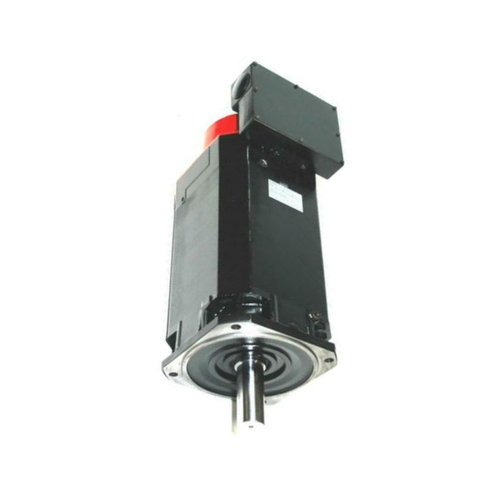 FANUC A06B-1406-B103 α30/2000 spindle motor with tapered shaft and TPR encoder for CNC applications.