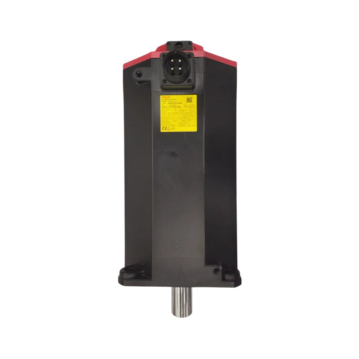 FANUC A06B-1409-B100 α40/2000 spindle motor with straight shaft for high-speed CNC machining systems.
