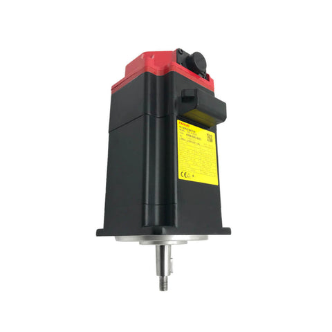 FANUC A06B-2063-B303 αiF servo motor with flange mount for high torque and precise CNC machine control.