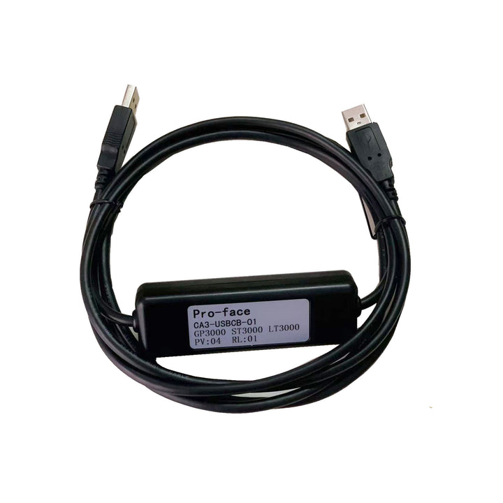 Pro-face CA3-USBCB-01 USB data transfer cable for Pro-face HMI devices, ensuring fast and reliable data communication in industrial automation.