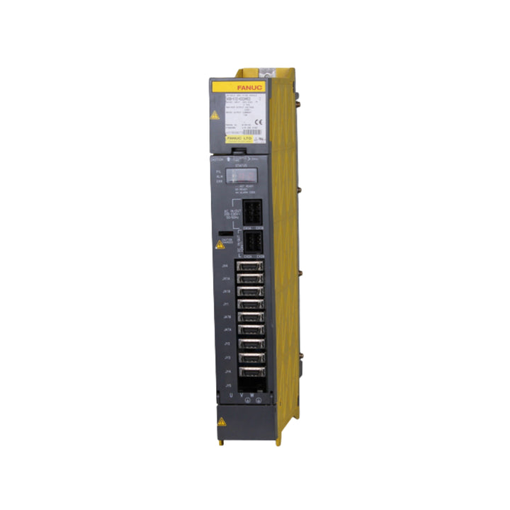 FANUC A06B-6102-H202#H520 dual spindle amplifier for synchronized CNC motor control in αi series systems.