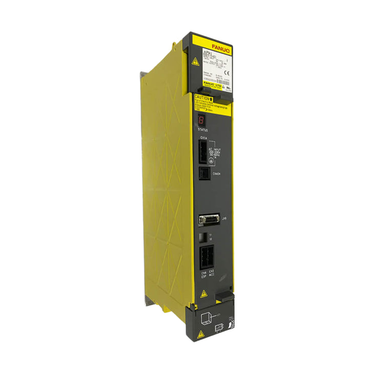 FANUC A06B-6115-H001 single-axis SVPM1-05 servo amplifier for αi motors in compact CNC and automation systems.