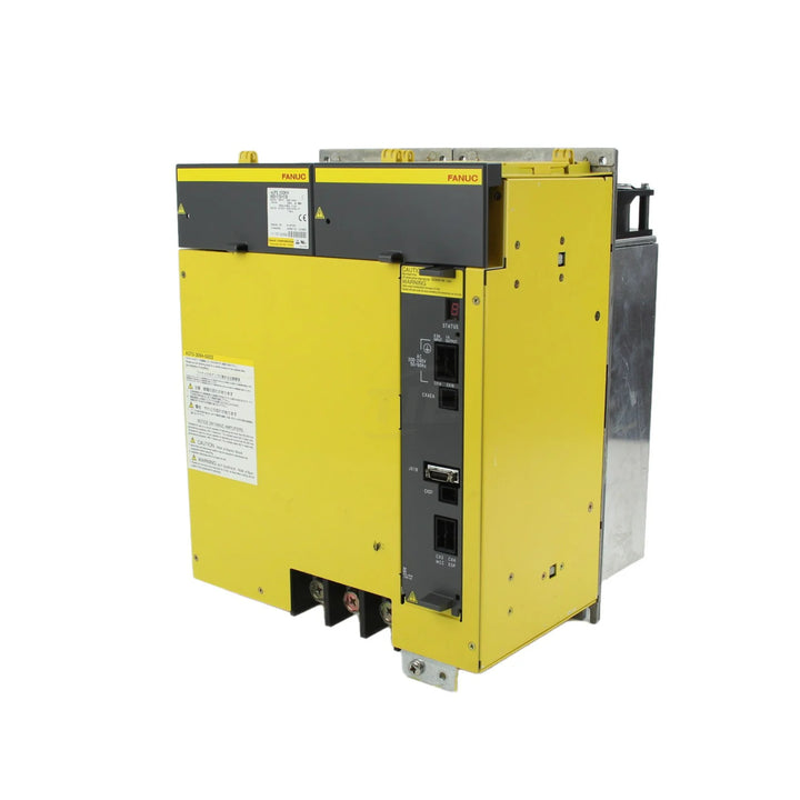 FANUC A06B-6150-H100 PSM-100HVi power supply for Alpha i CNC systems with 100 kW output and built-in protection.
