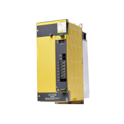 FANUC A06B-6151-H030#H580 SPM-30HVi spindle amplifier for Alpha i systems with 30 kW control and built-in protection.