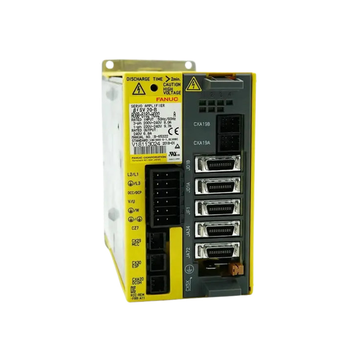FANUC A06B-6160-H002 SVPM-2i dual-axis servo amplifier module for Alpha i CNC systems with compact design.