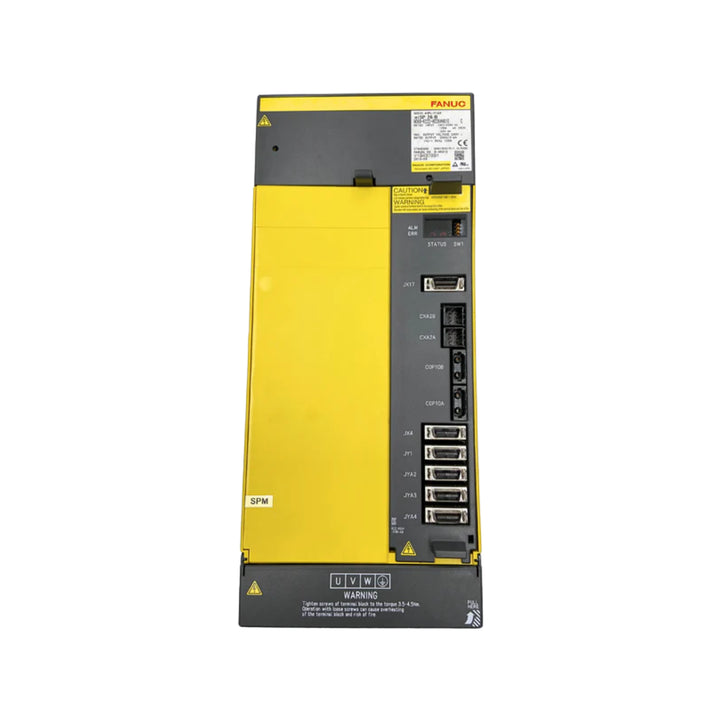 FANUC A06B-6222-H026#H610 spindle amplifier SPM-26i for Alpha i CNC motor control with built-in safety features.
