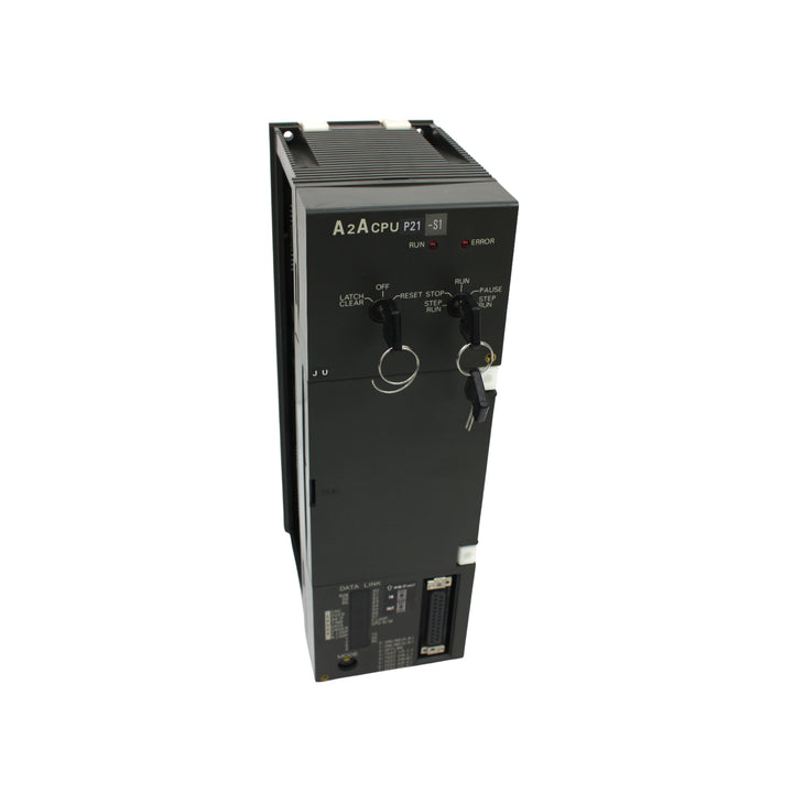 Mitsubishi A2ACPUP21 CPU module, A2A Series PLC controller with AC power and high-speed processing