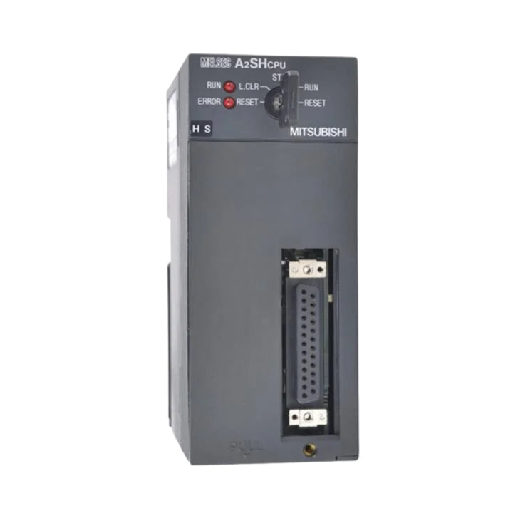 Mitsubishi A2SHCPU PLC CPU module, 42k steps, MELSEC A2S series