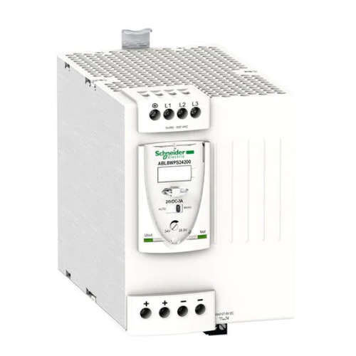 ABL8WPS24200 Schenider Electric Fuente de alimentación con interruptor regulado, fuente de alimentación modicon, 3 fases, 380...500 V CA, 24 V, 20 A