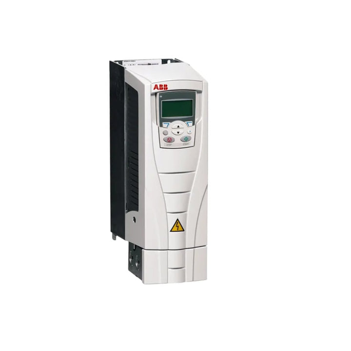 ABB ACH550-UH-08A8-4 5 HP HVAC variable frequency drive, 480 V, NEMA 1 enclosure, for energy-efficient commercial building motor control.