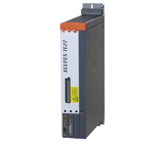 Servoaccionamiento 8V1022.00-2 B&amp;R ACOPOS, 3x 400-480 V, 2,2 A, 1 kW, filtro de línea integrado, resistencia de frenado y bloqueo electrónico de reinicio seguro