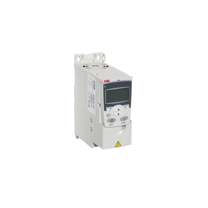 ABB ACS355-03E-05A6-4 VFD, 3.0 HP, 480 V, IP20, compact drive for motor control in industrial conveyors and machinery.