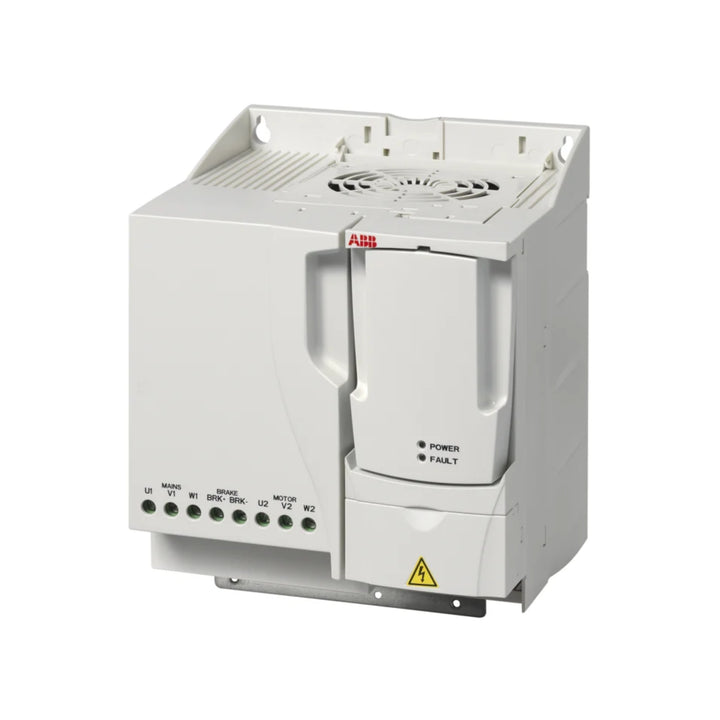 ABB ACS355-03E-15A6-4 VFD, 15 HP, 480 V, IP20, ideal for motor control in industrial pumps, conveyors, and fans.