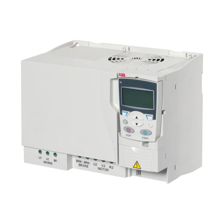 ABB ACS355-03E-38A0-4 VFD, 38 A, 480 V, IP20, ideal for automation, pumps, fans, and conveyor motor control.
