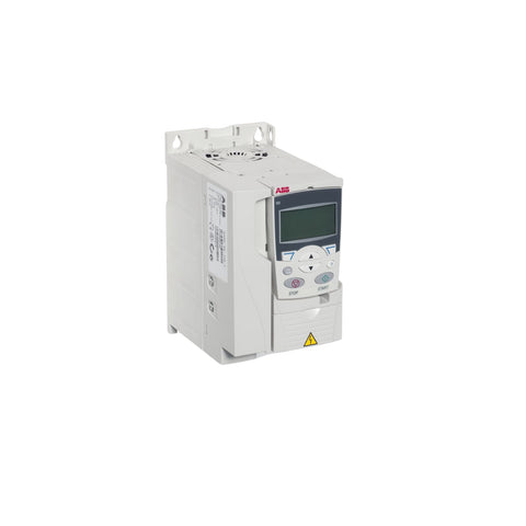ABB ACS355-03U-07A5-2 VFD, 7.5 A, 240 V, 3-phase, compact drive for motor control in industrial automation.