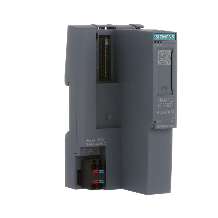 PROFINET interface module for SIMATIC ET 200SP, supports up to 32 I/O modules, includes server module.