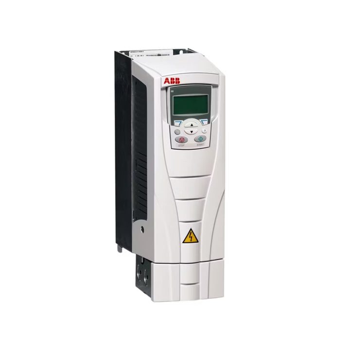 ABB ACS550-01-08A8-4 4 kW variable frequency drive, wall-mounted, IP21 rated, for efficient industrial motor control in HVAC and automation systems.