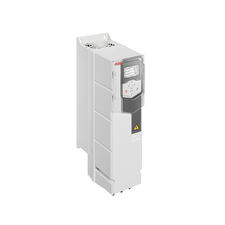 ABB ACS580-01-018A-4 7.5 kW variable frequency drive, IP21, wall-mounted, energy-efficient motor control for industrial automation systems.