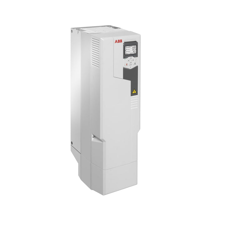 ABB ACS580-01-106A-4 55 kW VFD, 400V 3-phase input, IP21 wall-mount design for general-purpose motor control in industrial automation.