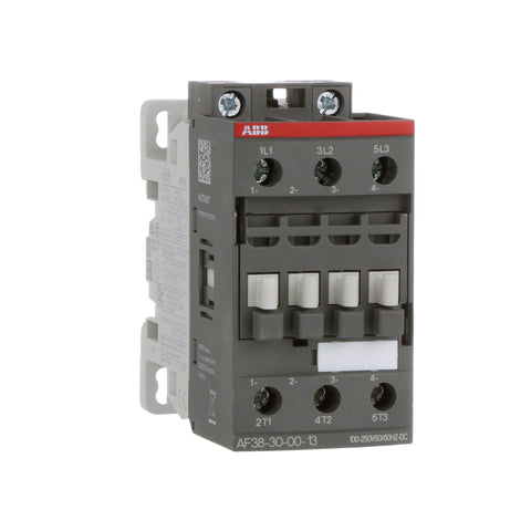 ABB AF38-30-00-13 | Contator, 38A, 3 polos, bobina 100-250 V CA/CC