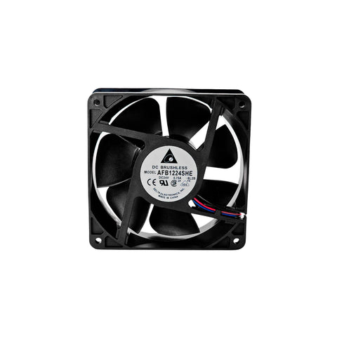 Delta AFB1224SHE fan with industrial-grade design, reliable for various cooling applications.