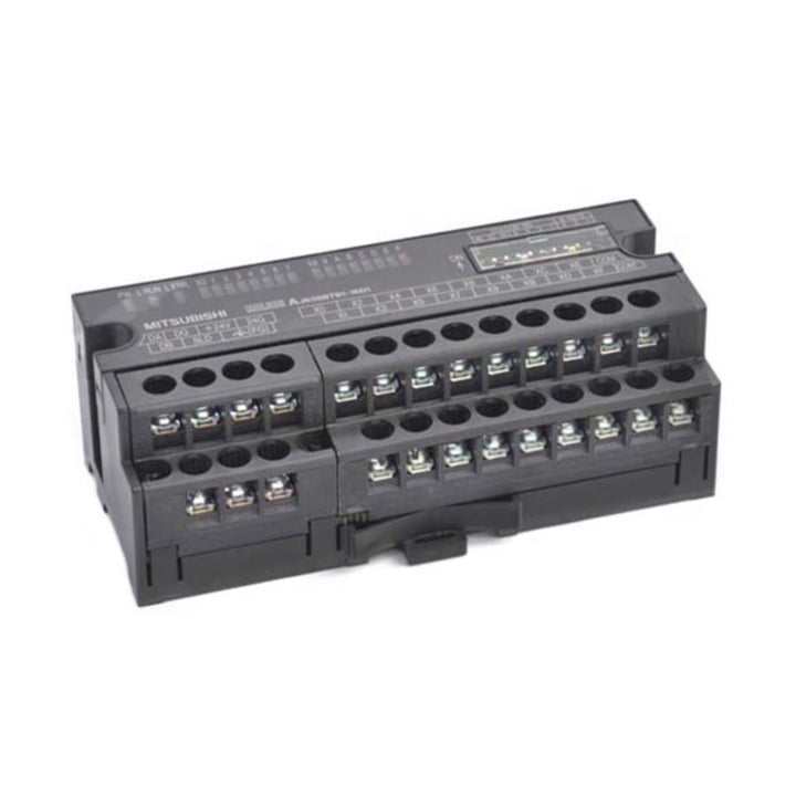 Mitsubishi AJ65SBTB1-16D input module, 16-point, 24V DC sink type, CC-Link, terminal block