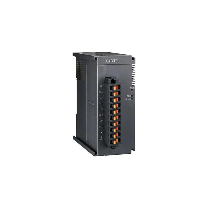 Delta AS04RTD-A RTD temperature input module for Delta AS series PLC systems in industrial automation.