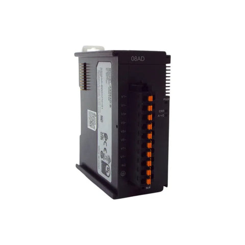 Delta AS08AD-B 8-channel analog input module for PLC systems and precise industrial signal acquisition.