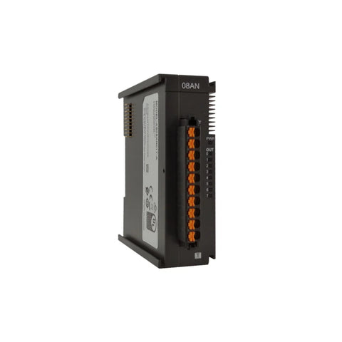 Delta AS08AN01T-A 8-point sinking digital input module for Delta AS series PLC automation systems.