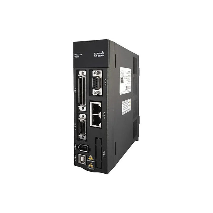 Delta ASD-A2-0421-M Servo Drive known for its high-performance control and robust design, suitable for industrial environments.
