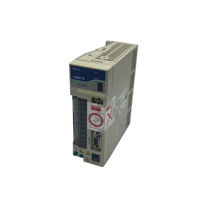 Delta ASD-B0721A servo drive with advanced functionalities and robust performance.