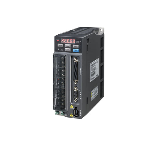 Delta ASD-B2-0221-B Servo Drive, a compact and efficient device for industrial applications.