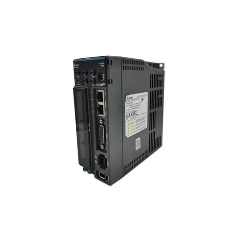 Delta ASD-B3-0421-E Servo Drive, ideal for precise motor control in industrial environments.
