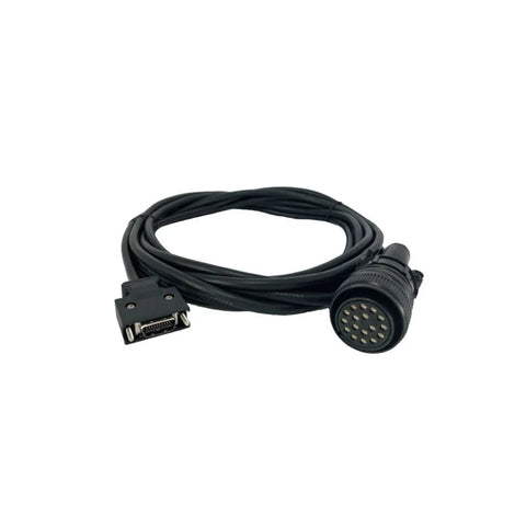Delta ASD-CAEN1005 5 m encoder cable for Delta ASDA servo motor feedback in industrial motion control systems.