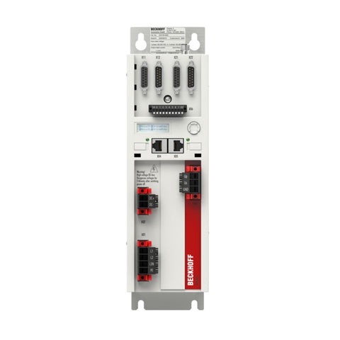 Beckhoff AX5206 2-channel servo drive, 6 A, TwinSAFE, EtherCAT, DIN-rail mount