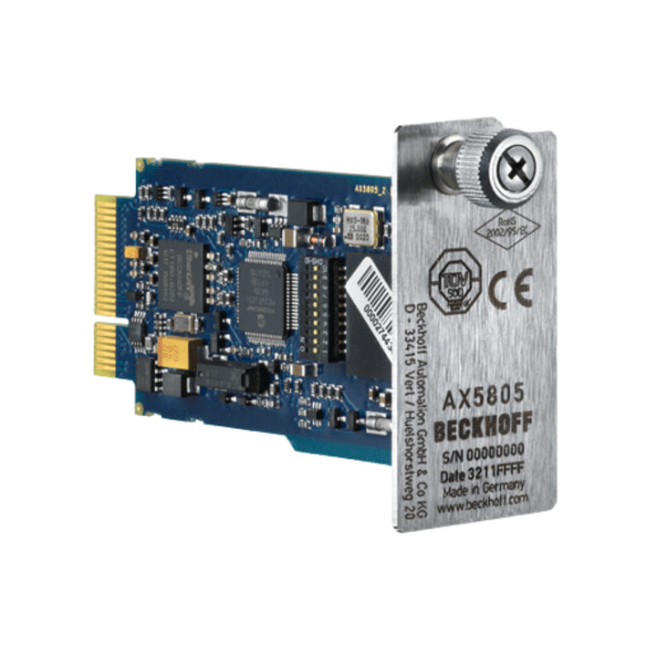 Beckhoff AX5805 drive board, TwinSAFE safety option for AX5000 servo drives