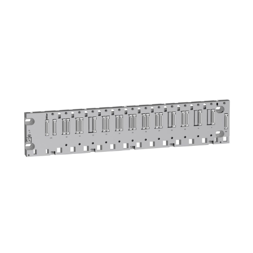 Rack elétrico BMEXBP1200 Schneider, Modicon X80, 12 slots, backplane Ethernet