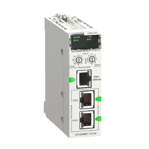 BMXCRA31210 Estación de E/S remota de Schneider Electric E/IP, Modicon X80, rendimiento, puerto de servicio, funciones avanzadas