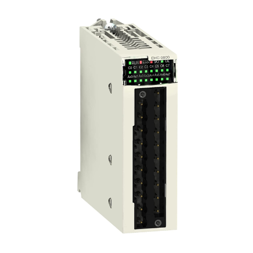 Módulo contador BMXEHC0800 Schneider Electric, Modicon M340, alta velocidade, 8 canais