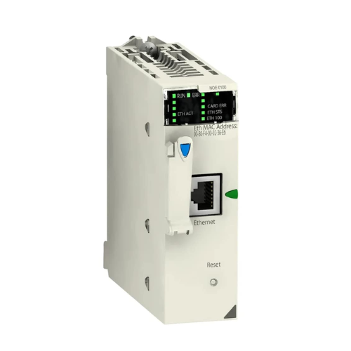 BMXNOE0100 Schneider Electric network module, Modicon M340, Modbus/TCP, 1 x RJ45, flash memory card