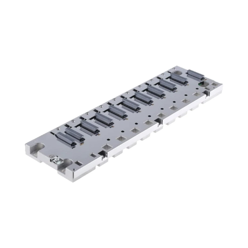 BMXXBP0800 Schneider Electric rack, Modicon M340 automation platform, 8 slots, panel, plate or DIN rail mounting
