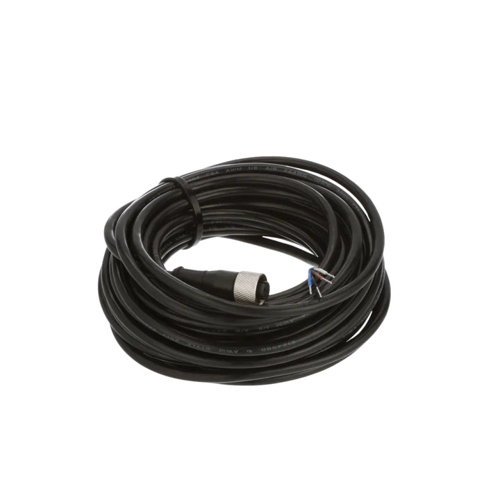 Banner MQDC-430 4-pin M12 quick disconnect cable for sensors, 30 ft length with durable PVC jacket.