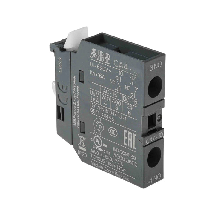 ABB CA4-10 | Contactor, 4 A, 2 polos, bobina de 24-240 V CA/CC