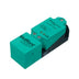 Pepperl+Fuchs CJ15-U1-A2 inductive sensor, 15 mm flush, 2-wire AC/DC, IP67-rated rectangular housing.