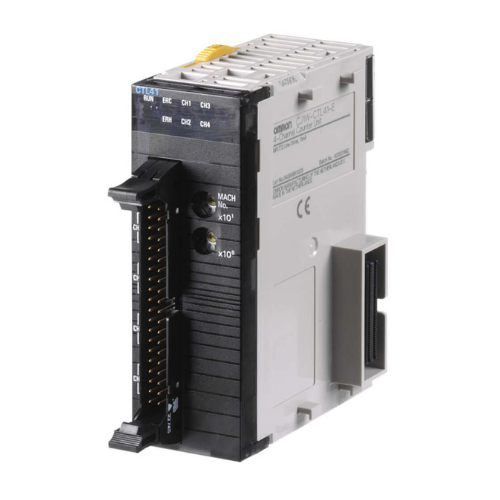 CJ1W-CTL41E Omron high-performance control module for CJ-series PLCs, providing 4 high-speed counter inputs and 4 pulse output channels, ideal for applications requiring precise motion control and speed monitoring in industrial automation.